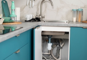 Neat and tidy sink installation done.